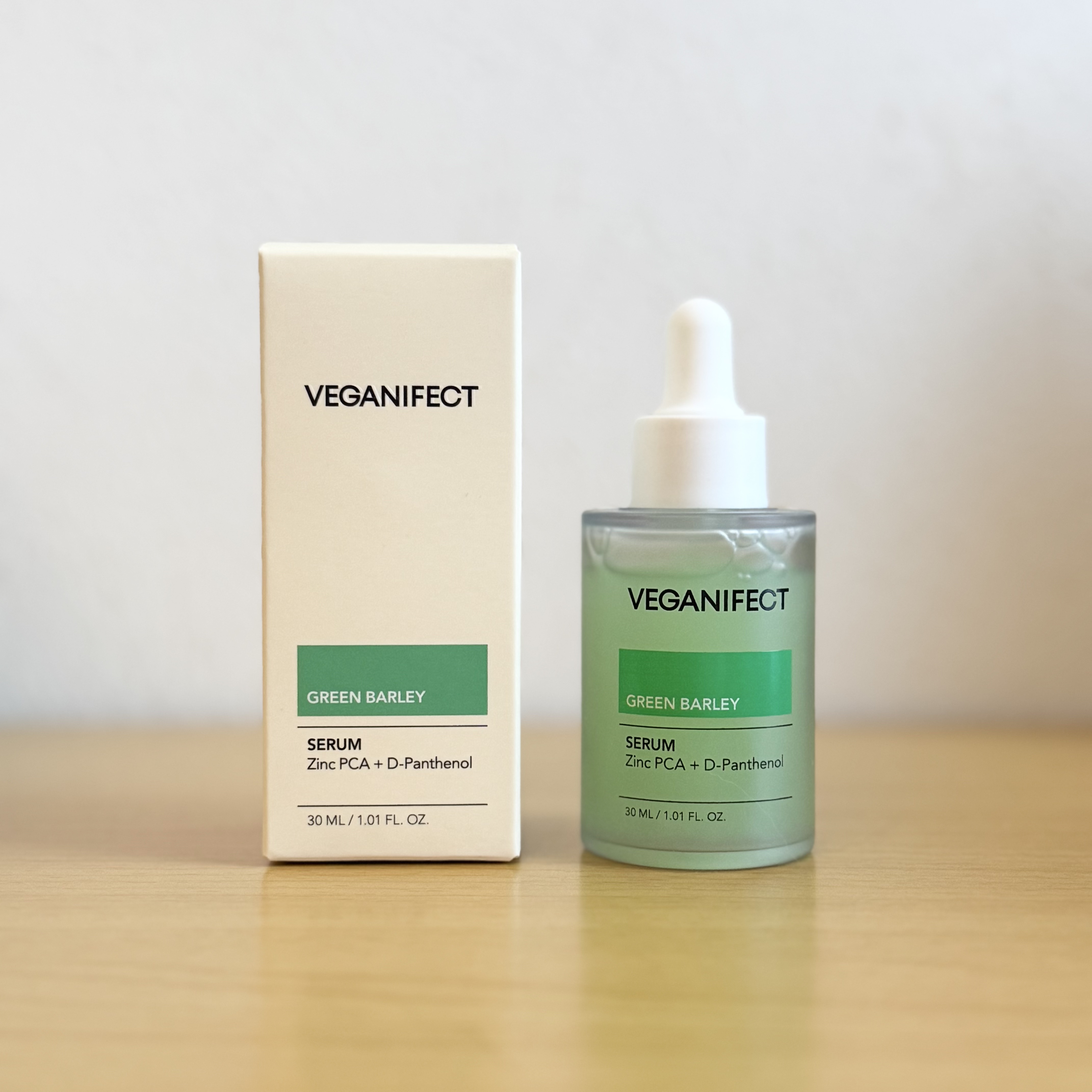 青麦ジンクセラム/Veganifect/美容液を使ったクチコミ（1枚目）