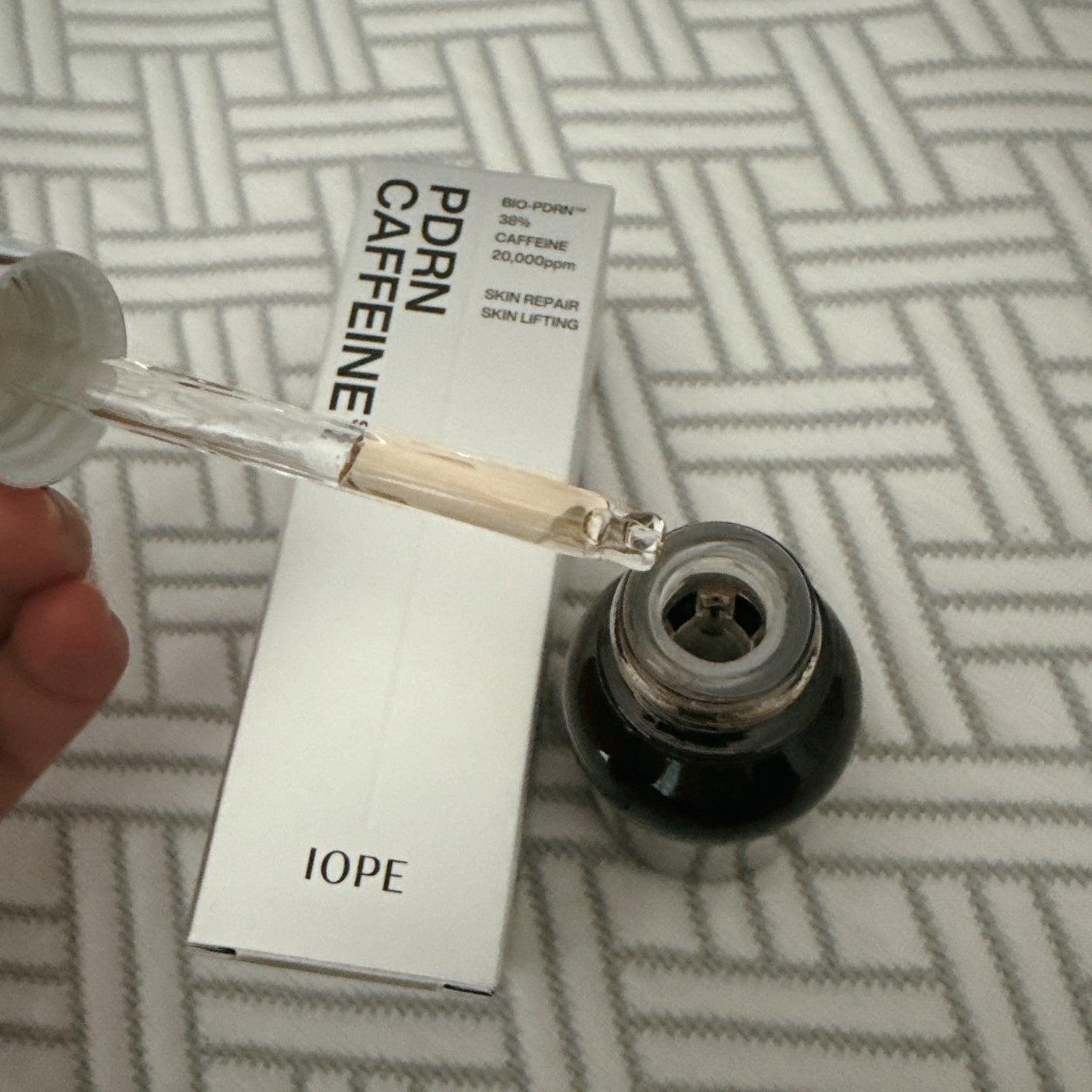 PDRNカフェインショット/IOPE/美容液を使ったクチコミ(2枚目)