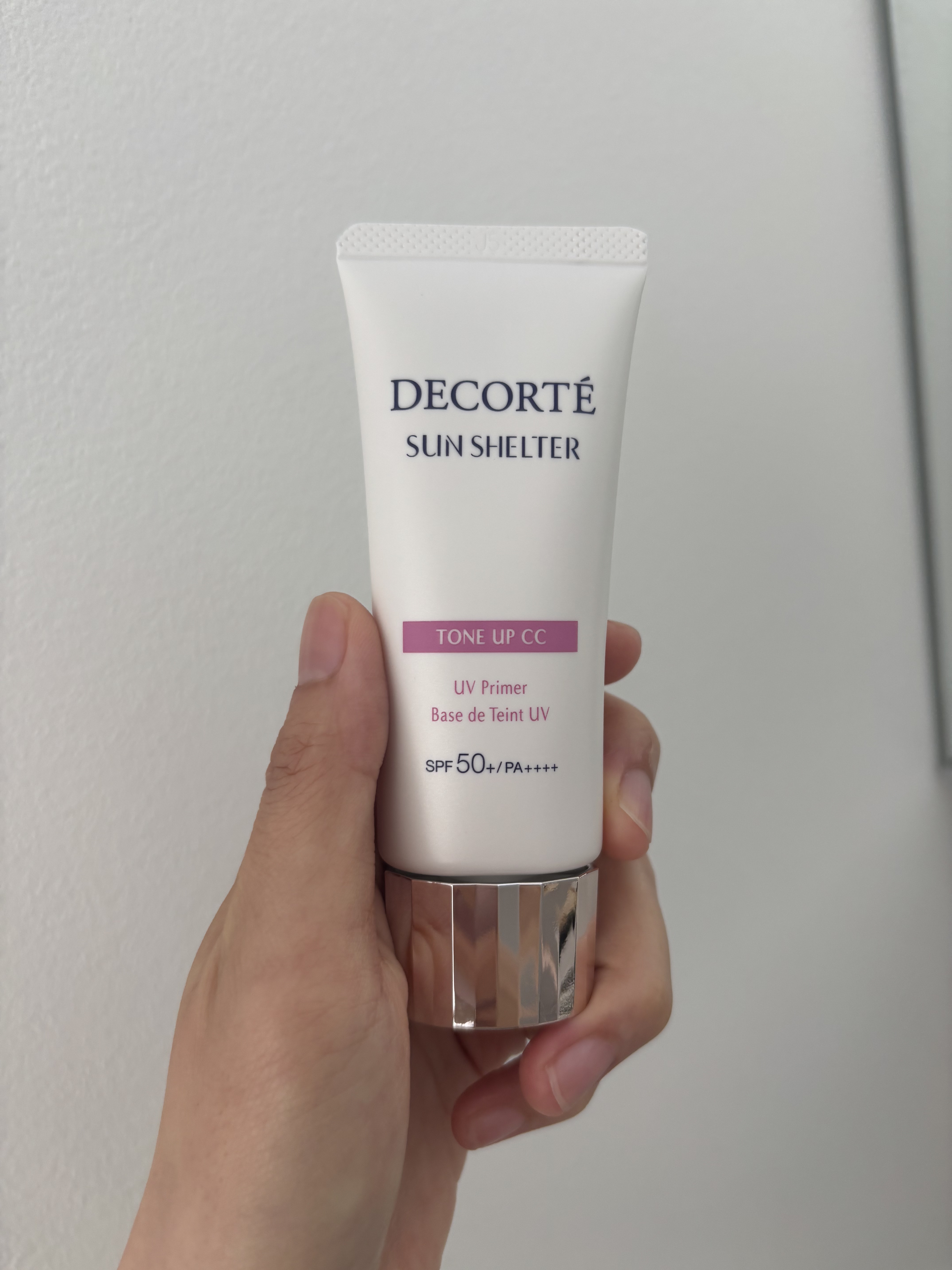 サンシェルター　マルチ プロテクション　トーンアップＣＣ/DECORTÉ/化粧下地を使ったクチコミ（3枚目）