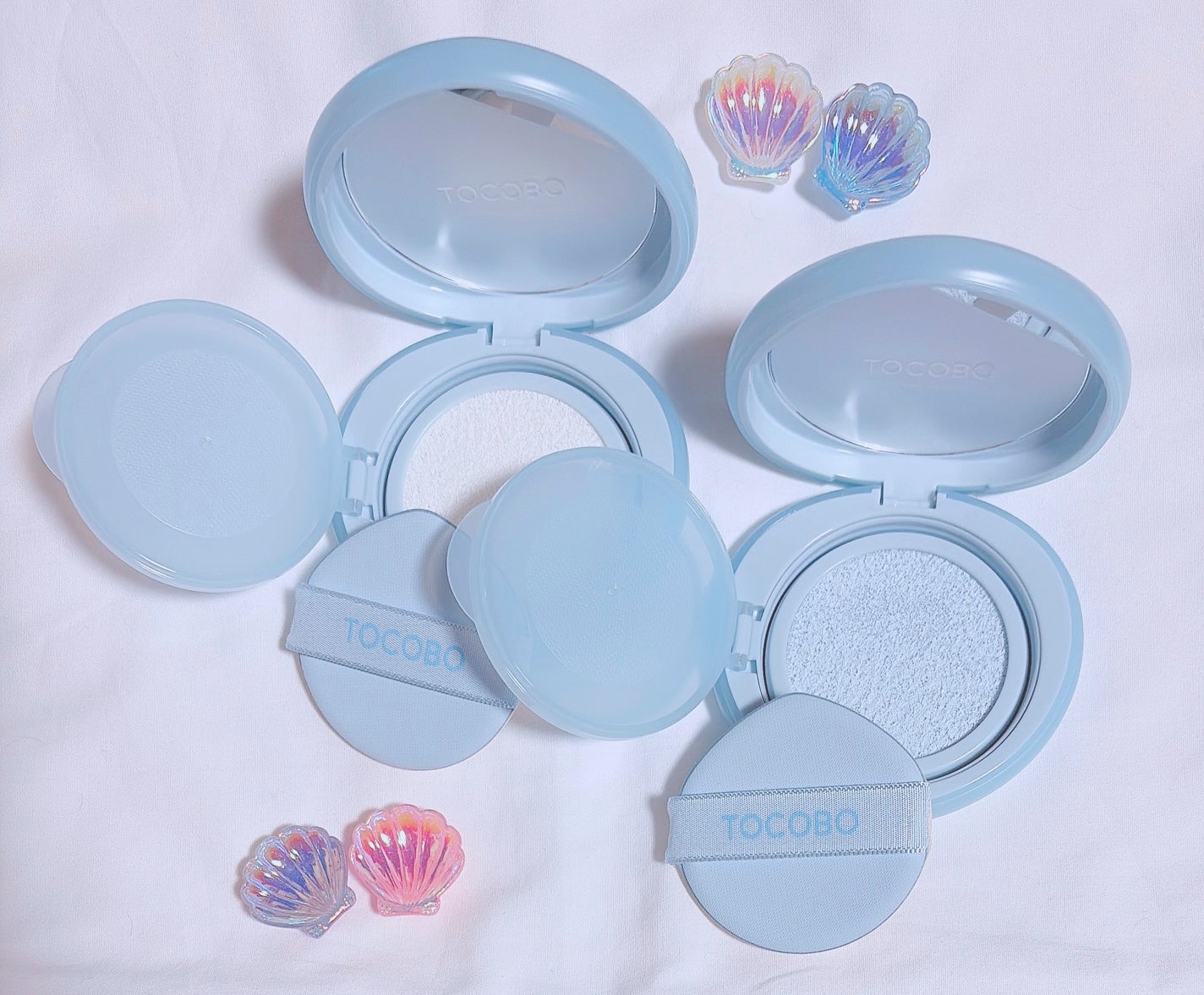 ブラーフィニッシュサンクッション/TOCOBO/日焼け止めパウダーを使ったクチコミ(2枚目)