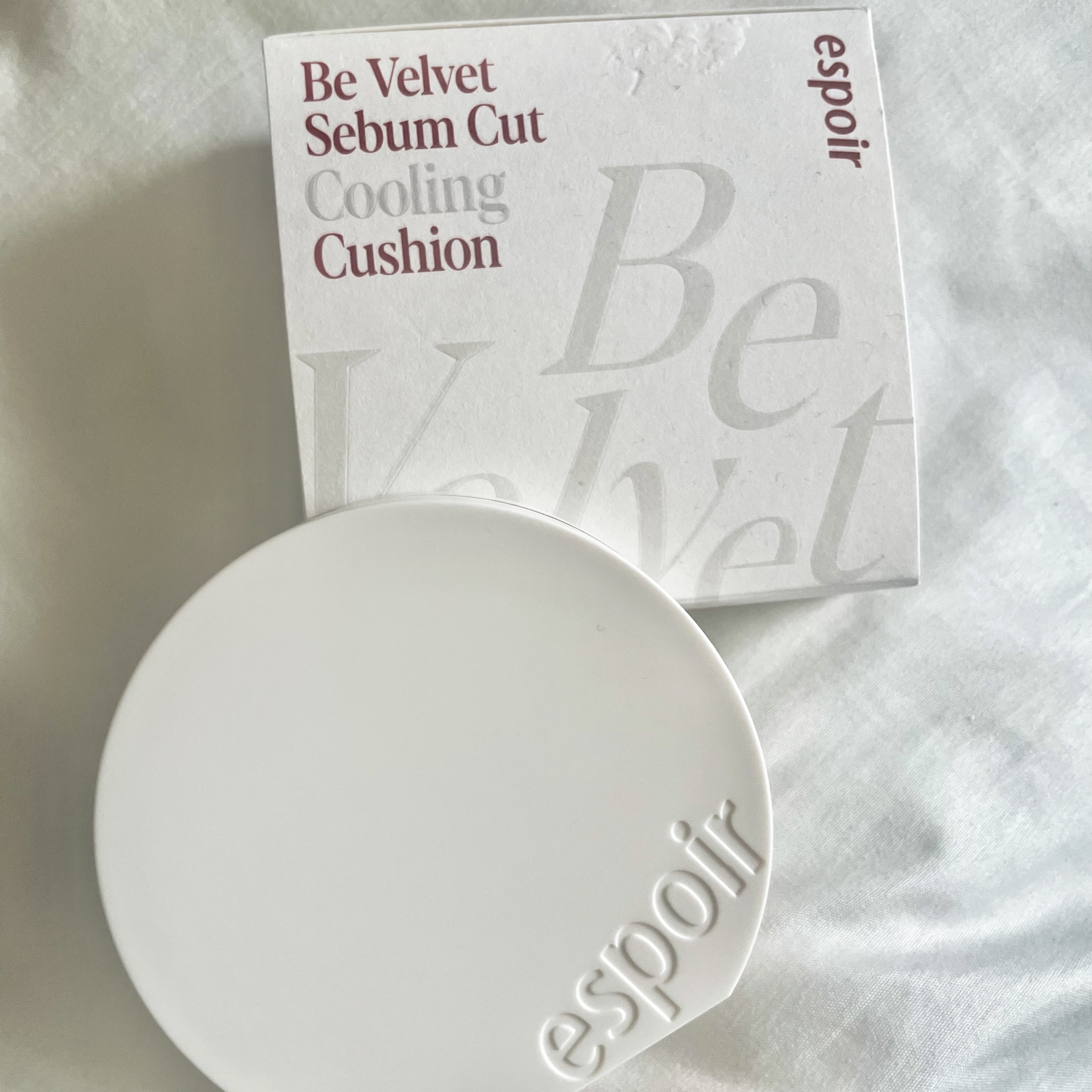 ビーベルベット セバムカットクッション/espoir/プレストパウダーを使ったクチコミ（1枚目）