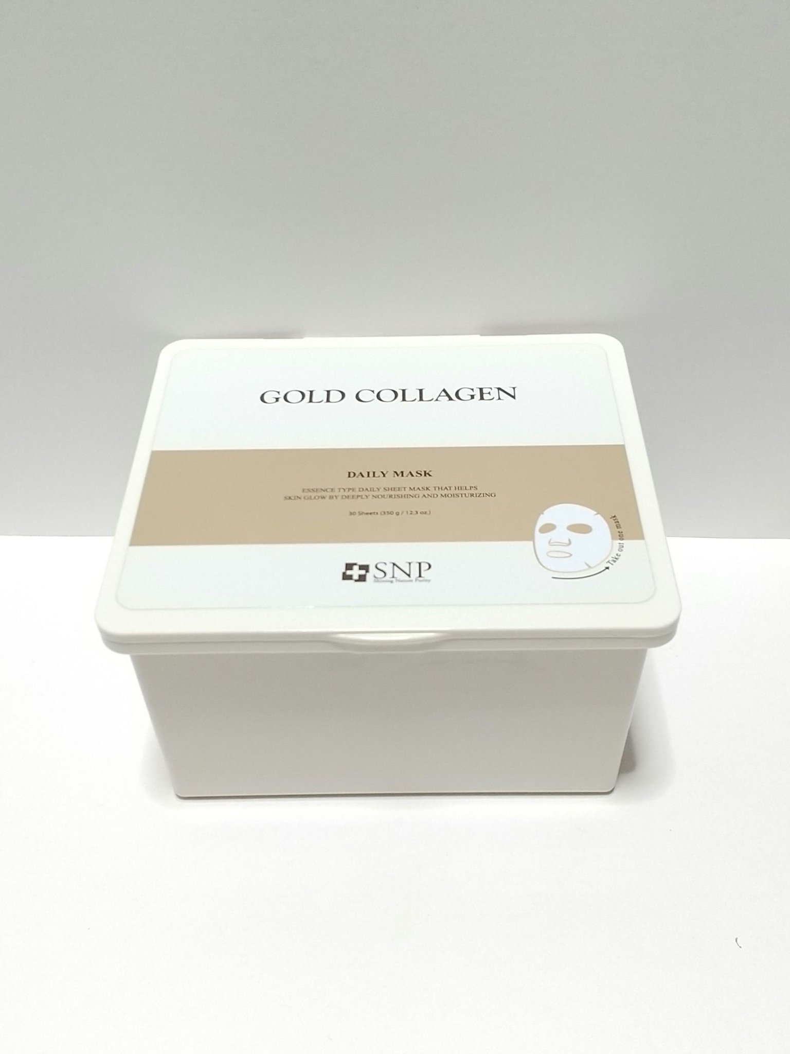 SNP ゴールドコラーゲンデイリーマスクのクチコミ「⭐️⭐️⭐️⭐️☆
さっぱり系コラーゲン❤️

SNP
ゴールドコラーゲンデイリーマスク

リ.....」（1枚目）