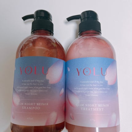 サクラ カームナイトリペアシャンプー/トリートメント/YOLU/市販シャンプーを使ったクチコミ(4枚目)