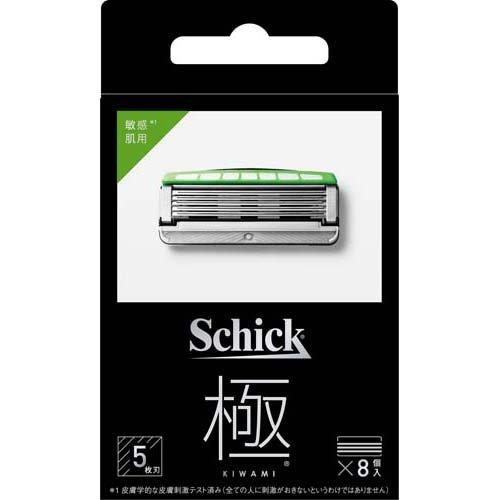 シック Schick 極 KIWAMI ホルダー 敏感肌用 替刃（8個入）