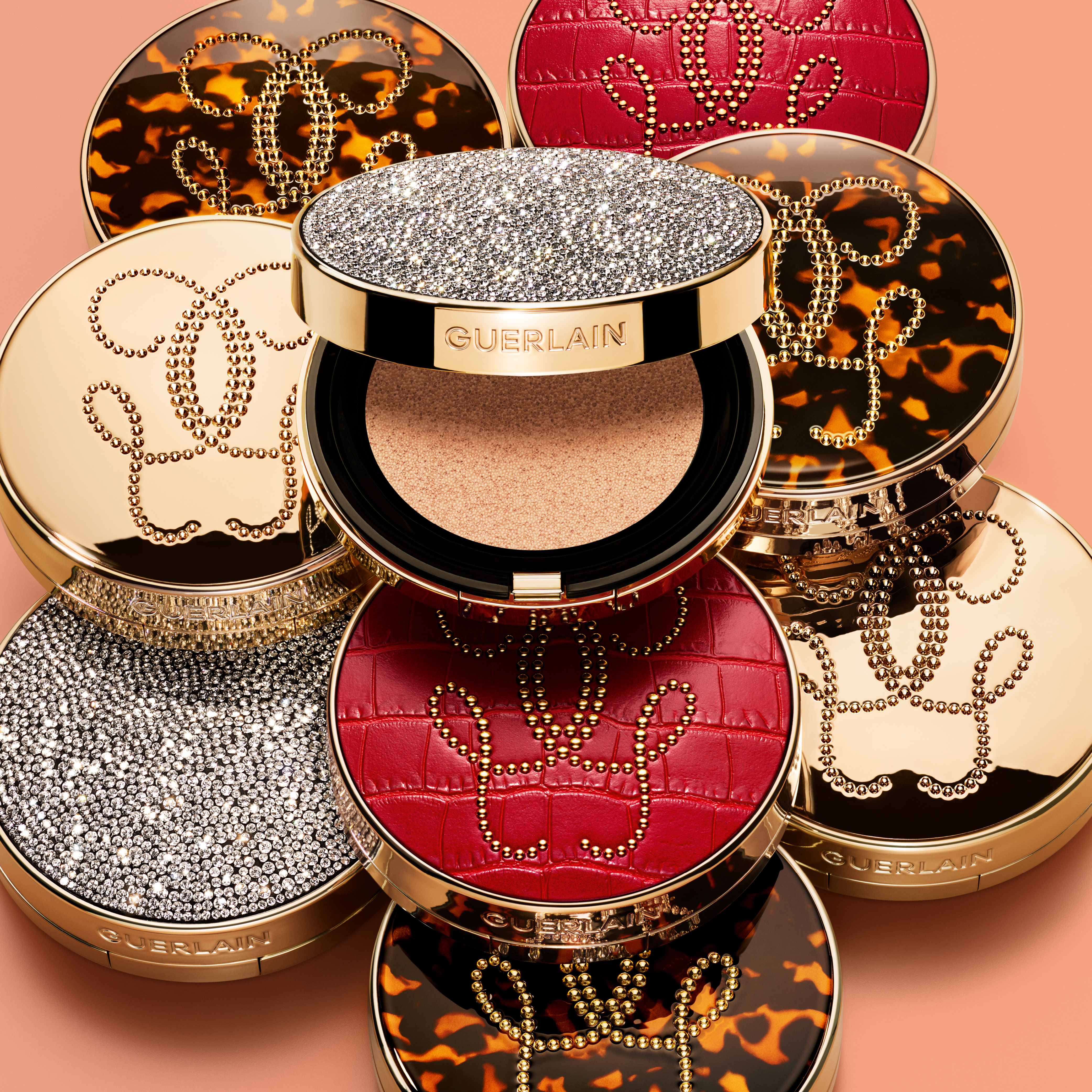 パリュール ゴールド クッション ジュエル ケース/GUERLAIN/パウダーファンデーションを使ったクチコミ（2枚目）