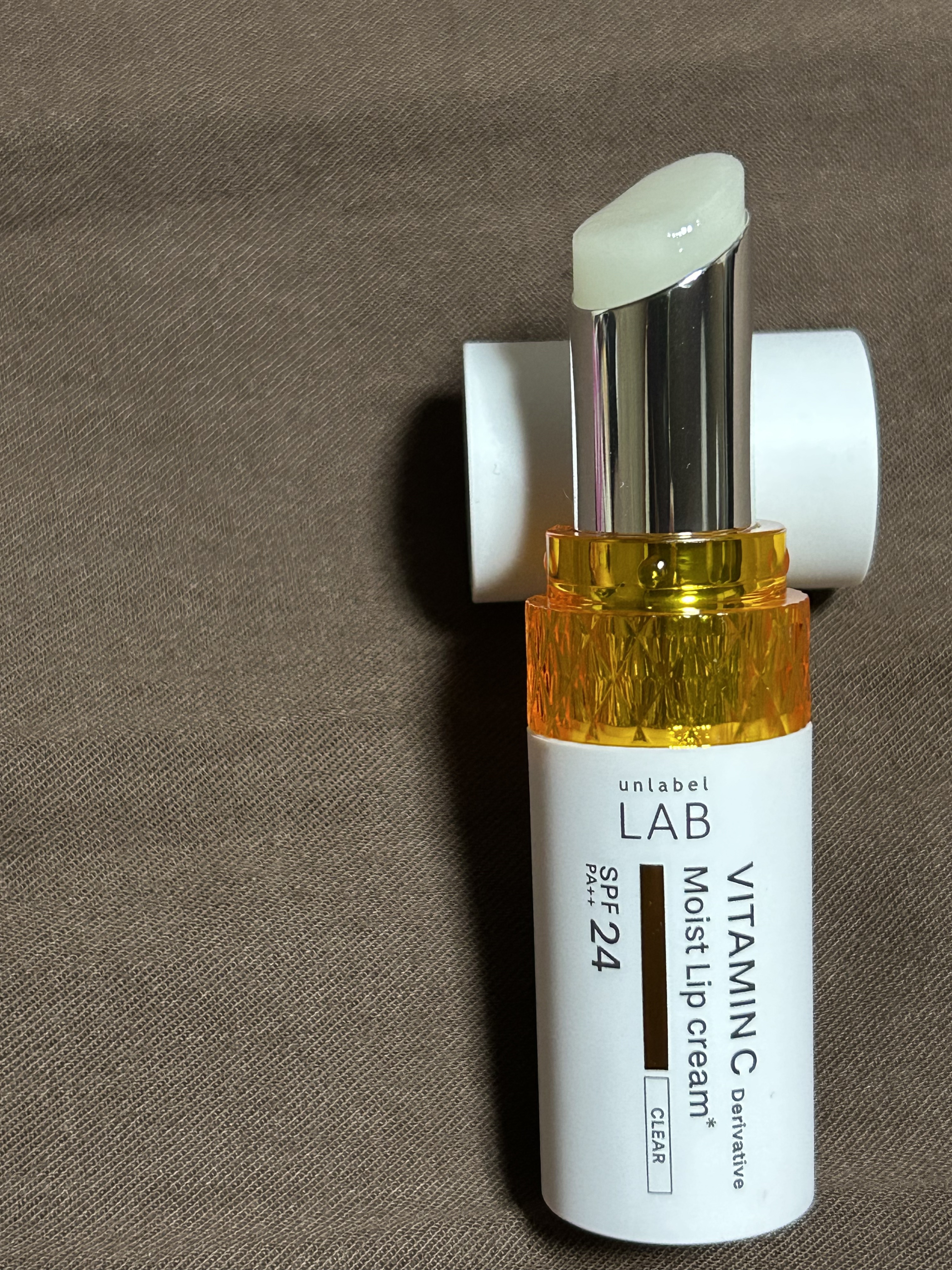 アンレーベル ラボ　V モイスト UVリップクリーム/unlabel/リップクリームを使ったクチコミ（1枚目）