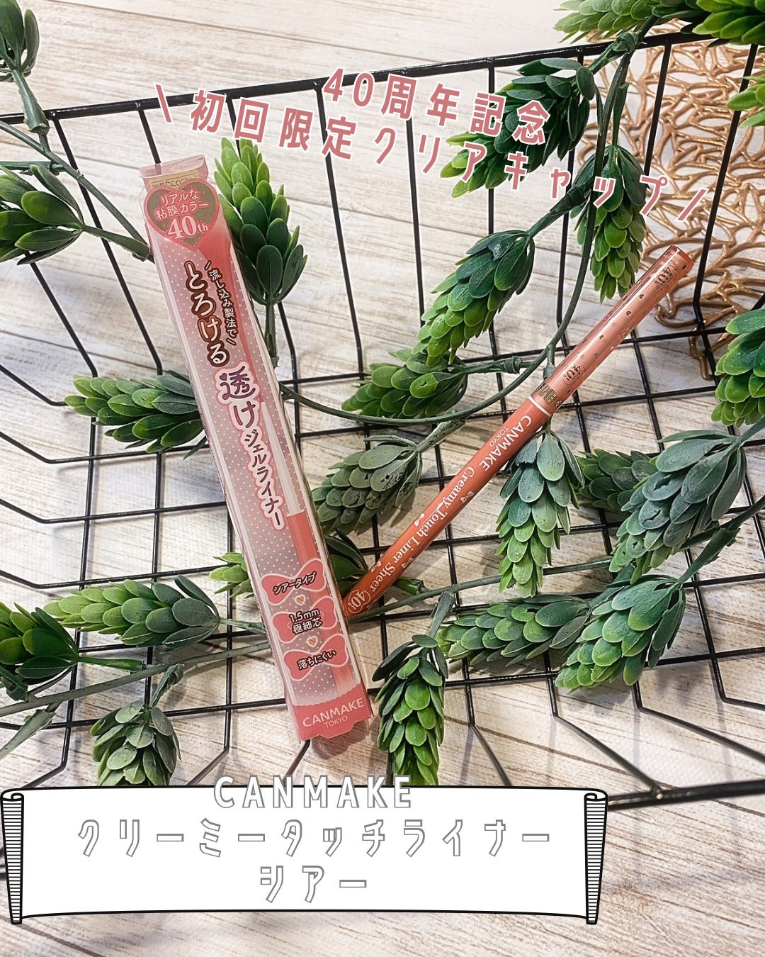 クリーミータッチライナー シアー/キャンメイク/ジェルアイライナーを使ったクチコミ(2枚目)