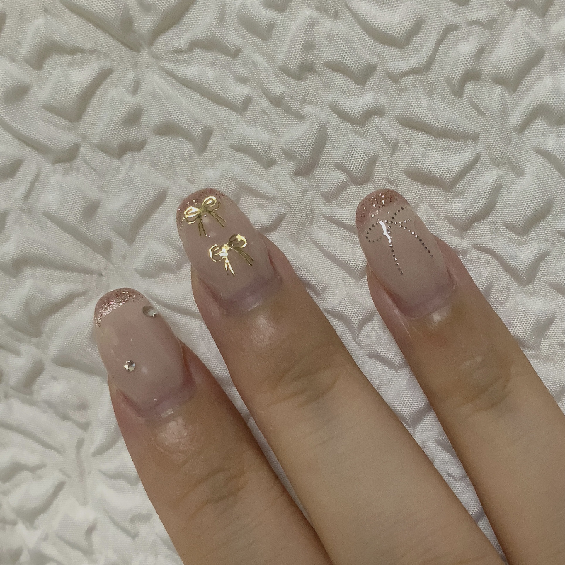 ネイルパーツシール/and us/ネイルシールを使ったクチコミ（3枚目）