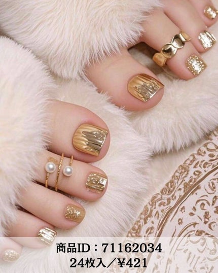 ネイルチップ/SHEIN/ネイルチップ・パーツを使ったクチコミ(4枚目)