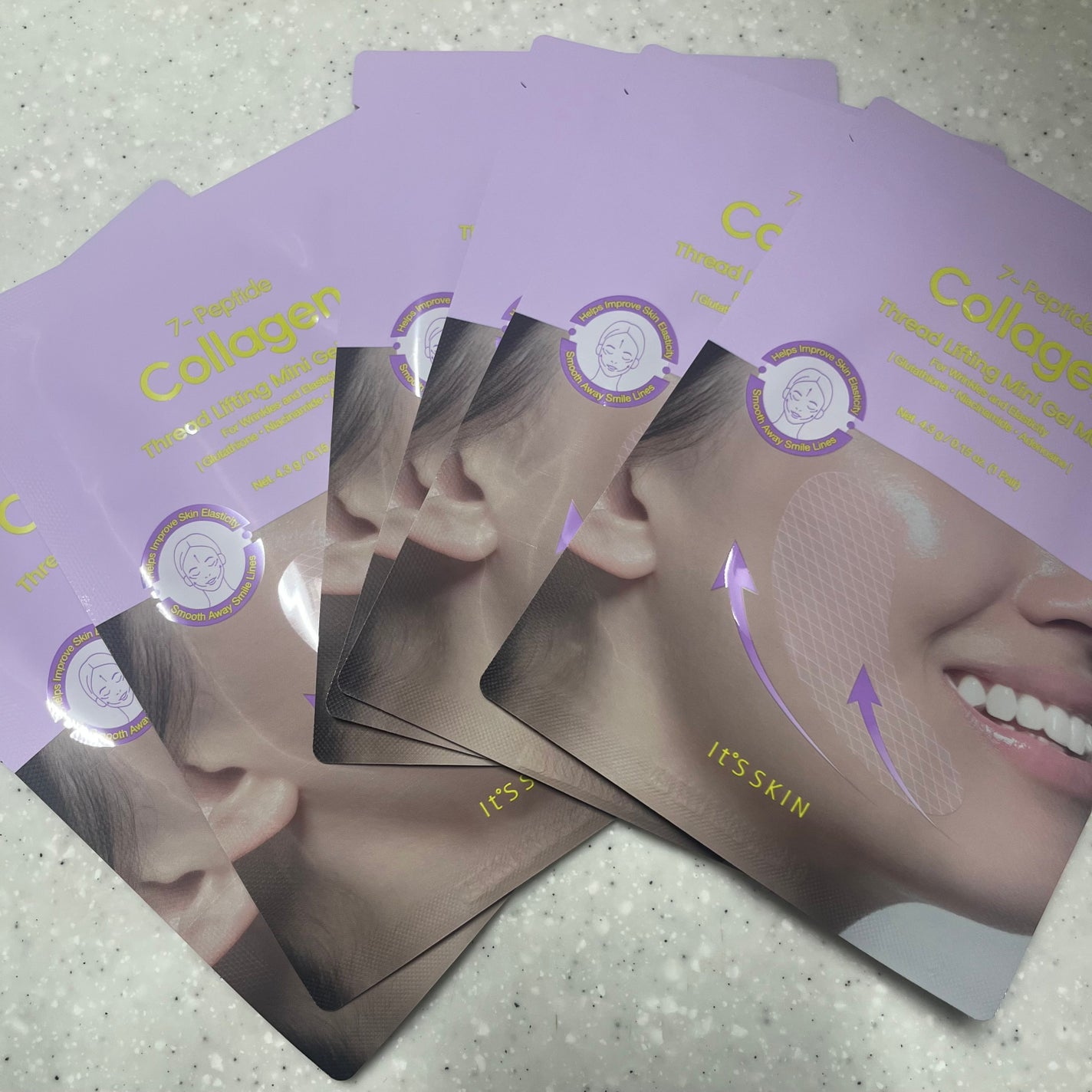 7-ペプチド コラーゲン 糸リフト ミニ ジェルマスク/It's skin/シートマスク・パックを使ったクチコミ(1枚目)