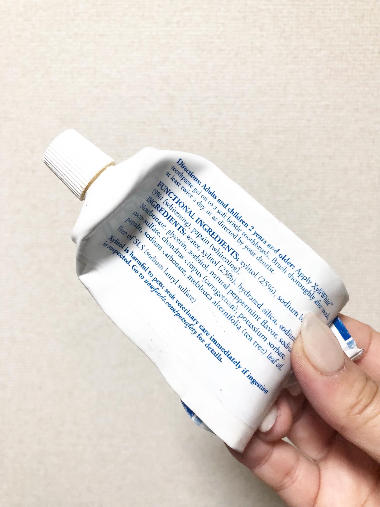 キシリホワイト/now solutions/歯磨き粉を使ったクチコミ（2枚目）