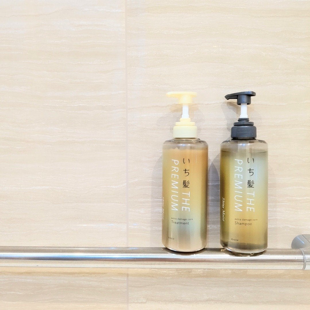 THE PREMIUM エクストラダメージケアシャンプー/トリートメント(シャイニーモイスト)/いち髪/市販シャンプーを使ったクチコミ(1枚目)