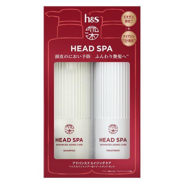 h&s 深ヘッドスパ アドバンスド エイジング ケア*4 シャンプー[医薬部外品]/トリートメント ポンプペア