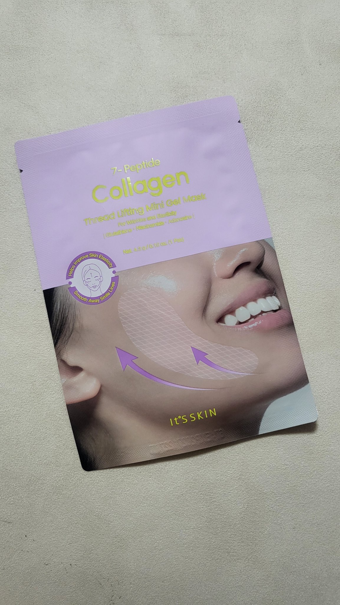 7-ペプチド コラーゲン 糸リフト ミニ ジェルマスク/It's skin/シートマスク・パックを使ったクチコミ（1枚目）