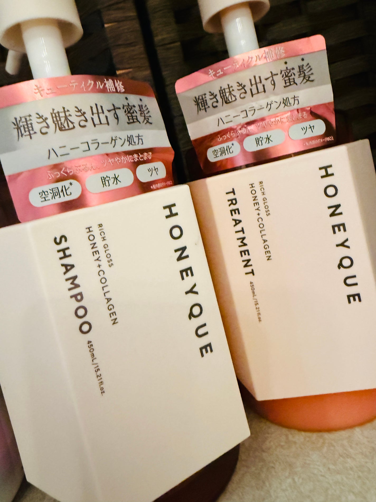 リッチグロス シャンプー シャイニー/ヘアトリートメント シャイニー/ハニーク/市販シャンプーを使ったクチコミ(1枚目)