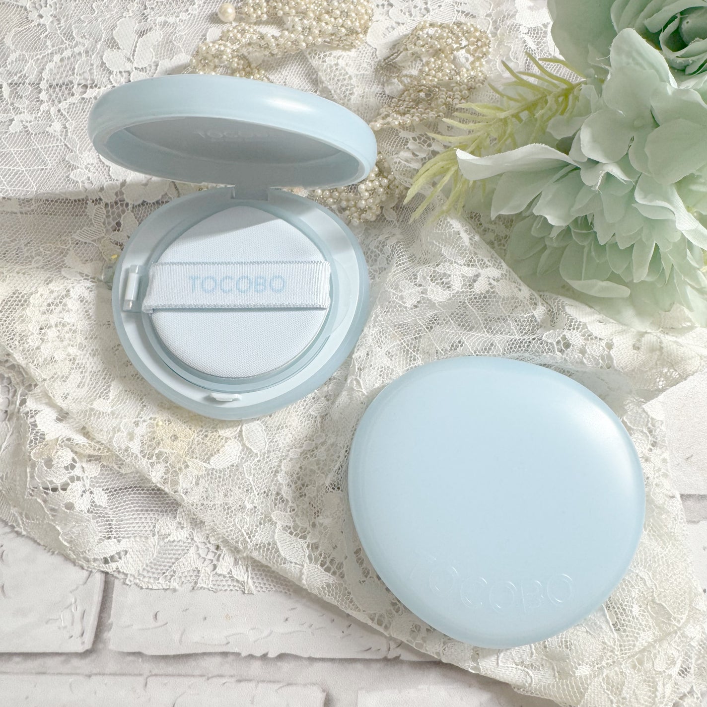 ブラーフィニッシュサンクッション/TOCOBO/日焼け止めパウダーを使ったクチコミ(3枚目)