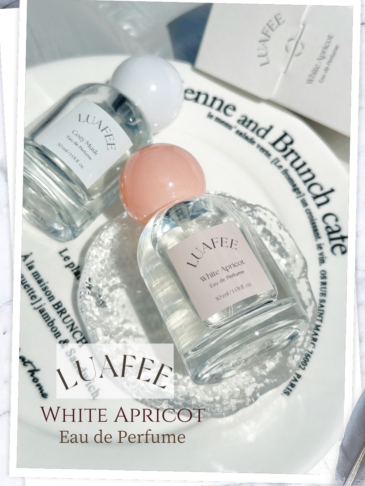 〈LUAFEE〉

𓍯 𓂂 White apricot🍑ホワイトアプリコット
モテ香水として韓国で有名

@luafee_jp 

🤍ホワイトムスクベースを持っているので
こちらで2個目🫶
香水にしては強すぎなくてふんわりだから
