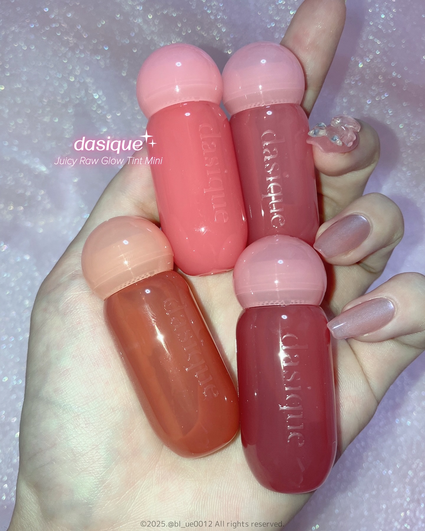 ジューシーデューイグロウティント/dasique/リップティントを使ったクチコミ（2枚目）