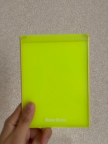 リアルックミラー 通常サイズ ビビッドレモン(限定)/ロージーローザ/その他化粧小物を使ったクチコミ(1枚目)