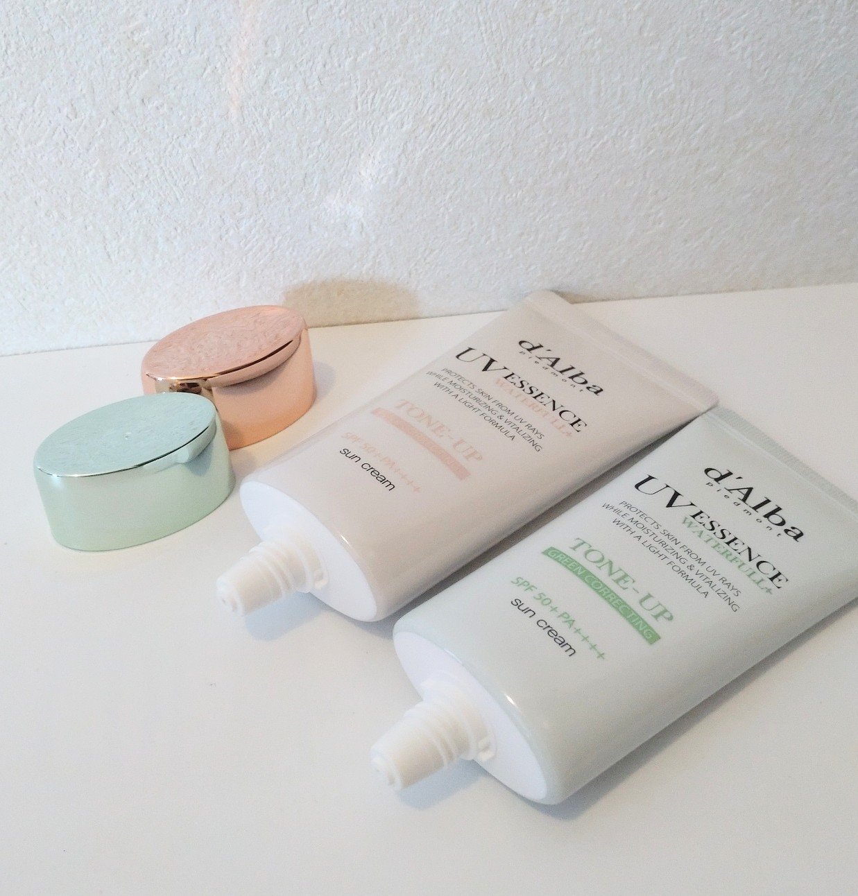 ウォータフルトーンアップサンクリーム/ダルバ/日焼け止めクリームを使ったクチコミ（2枚目）