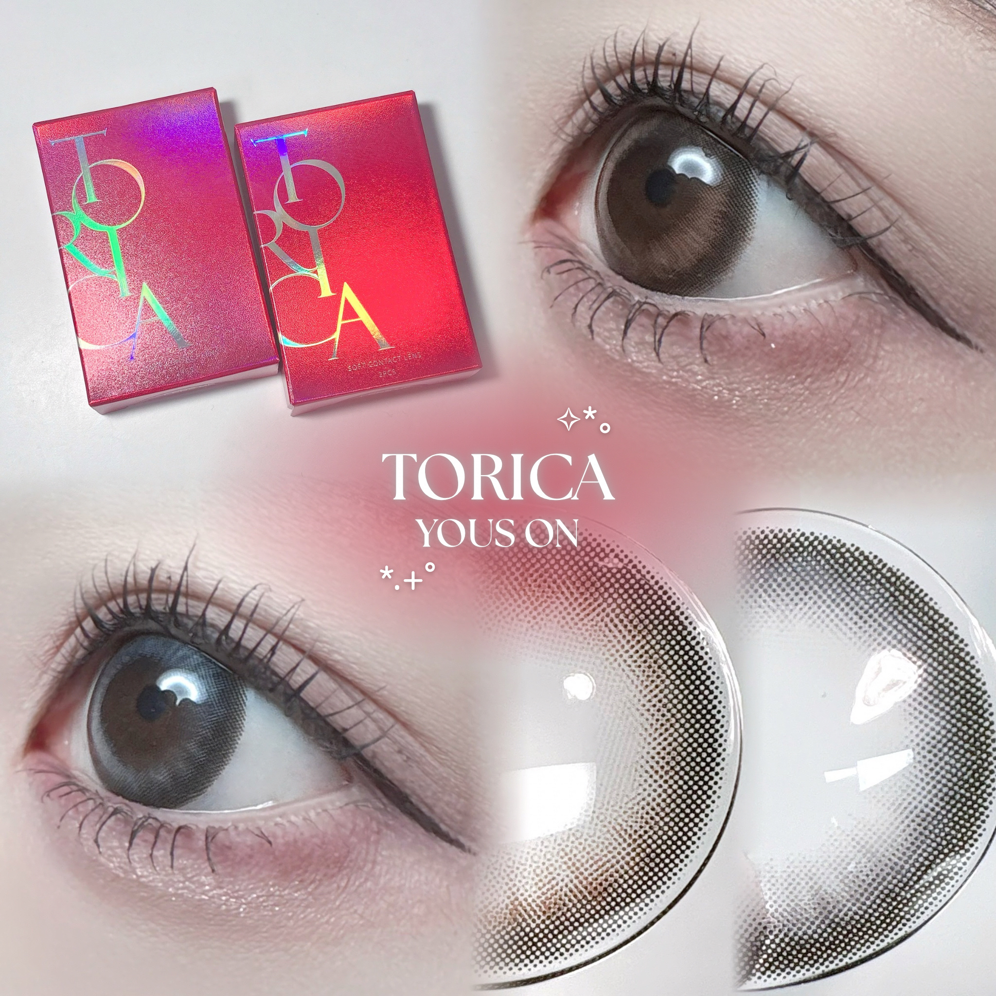YOUS ON/トリカ/ワンデー（１DAY）カラコンを使ったクチコミ（1枚目）