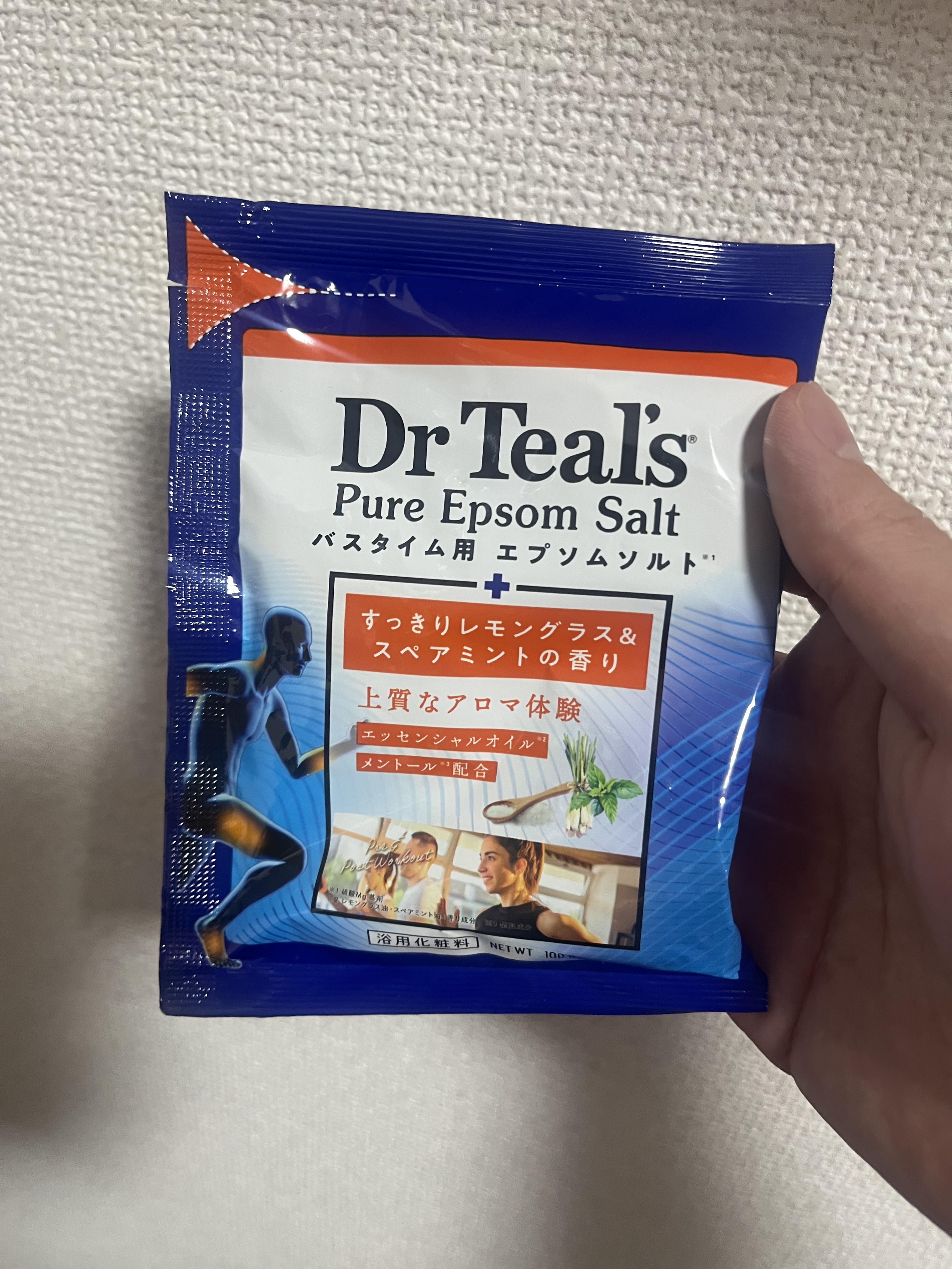 エプソムソルト レモングラス＆スペアミントの香り/ティールズ/入浴剤を使ったクチコミ（1枚目）