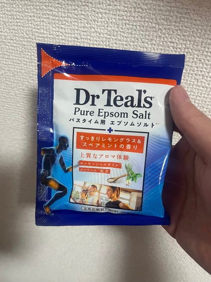 エプソムソルト レモングラス&スペアミントの香り/ティールズ/入浴剤を使ったクチコミ(1枚目)