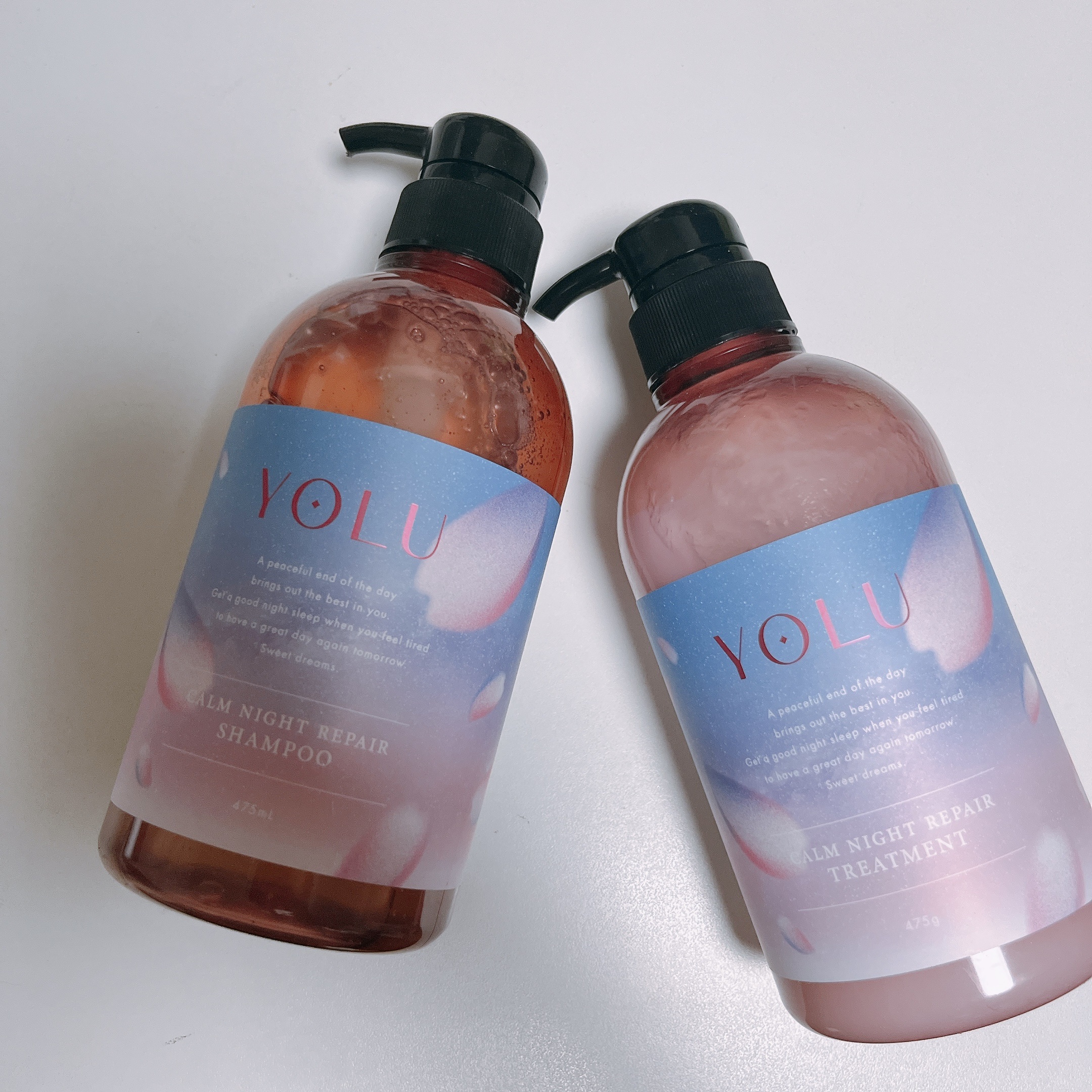 サクラ カームナイトリペアシャンプー／トリートメント/YOLU/市販シャンプーを使ったクチコミ（1枚目）