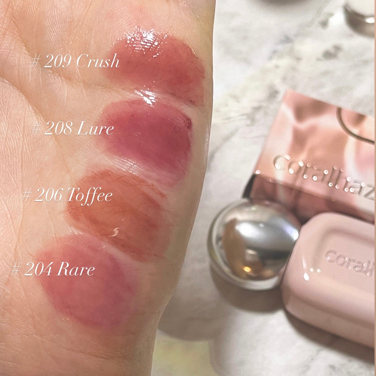 デュー ドロップ ティント/Coralhaze/リップティントを使ったクチコミ(2枚目)