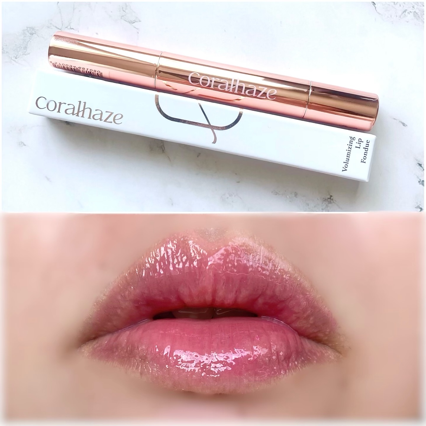 ボリューマイジングフォンデュリップ/Coralhaze/口紅を使ったクチコミ（1枚目）