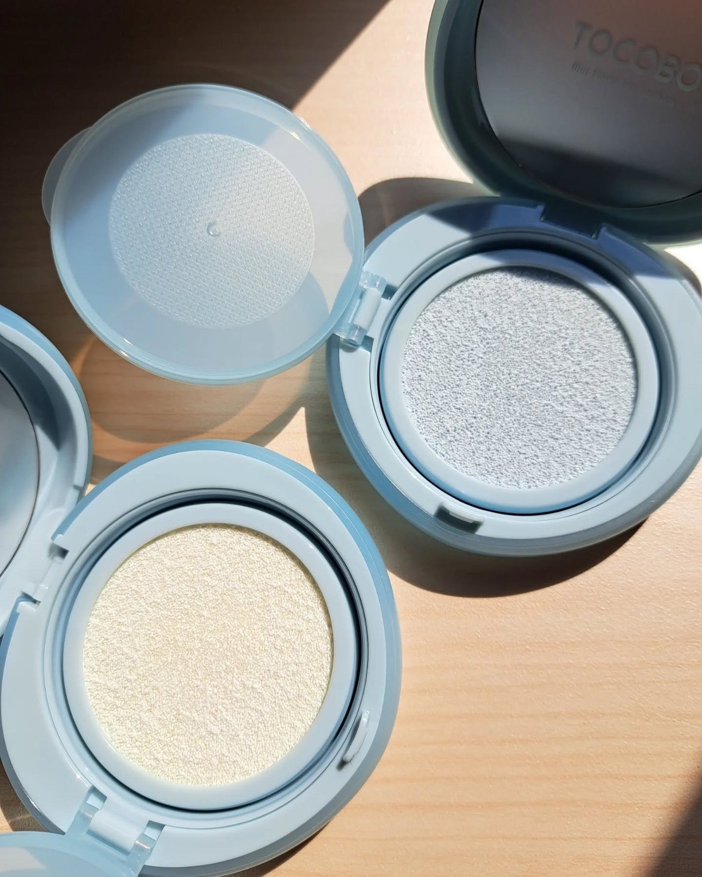 ブラーフィニッシュサンクッション/TOCOBO/日焼け止めパウダーを使ったクチコミ(4枚目)