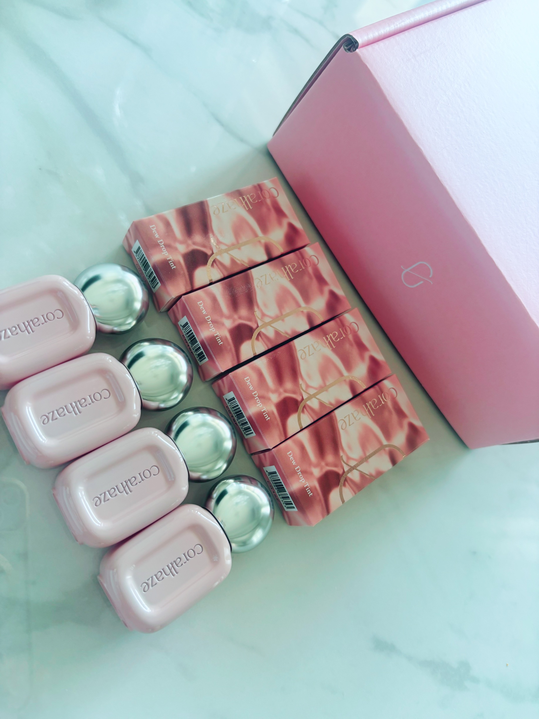 デュー ドロップ ティント/Coralhaze/リップティントを使ったクチコミ（2枚目）