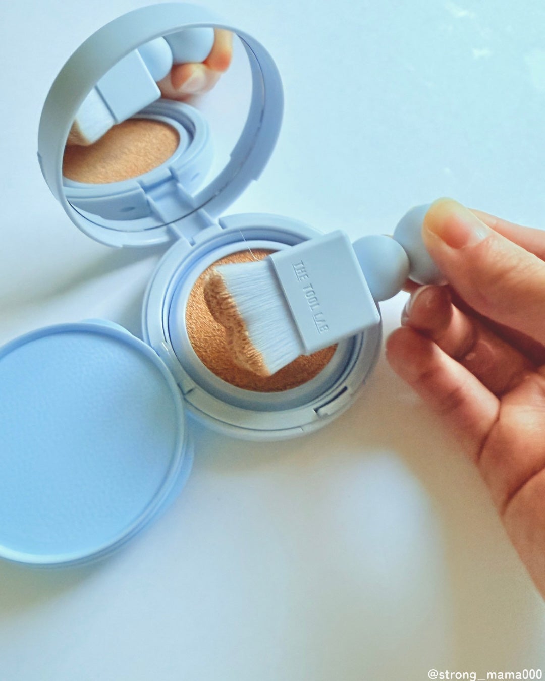 スタンプスキンフィットクッションエアリー/THE TOOL LAB/クッションファンデーションを使ったクチコミ(7枚目)