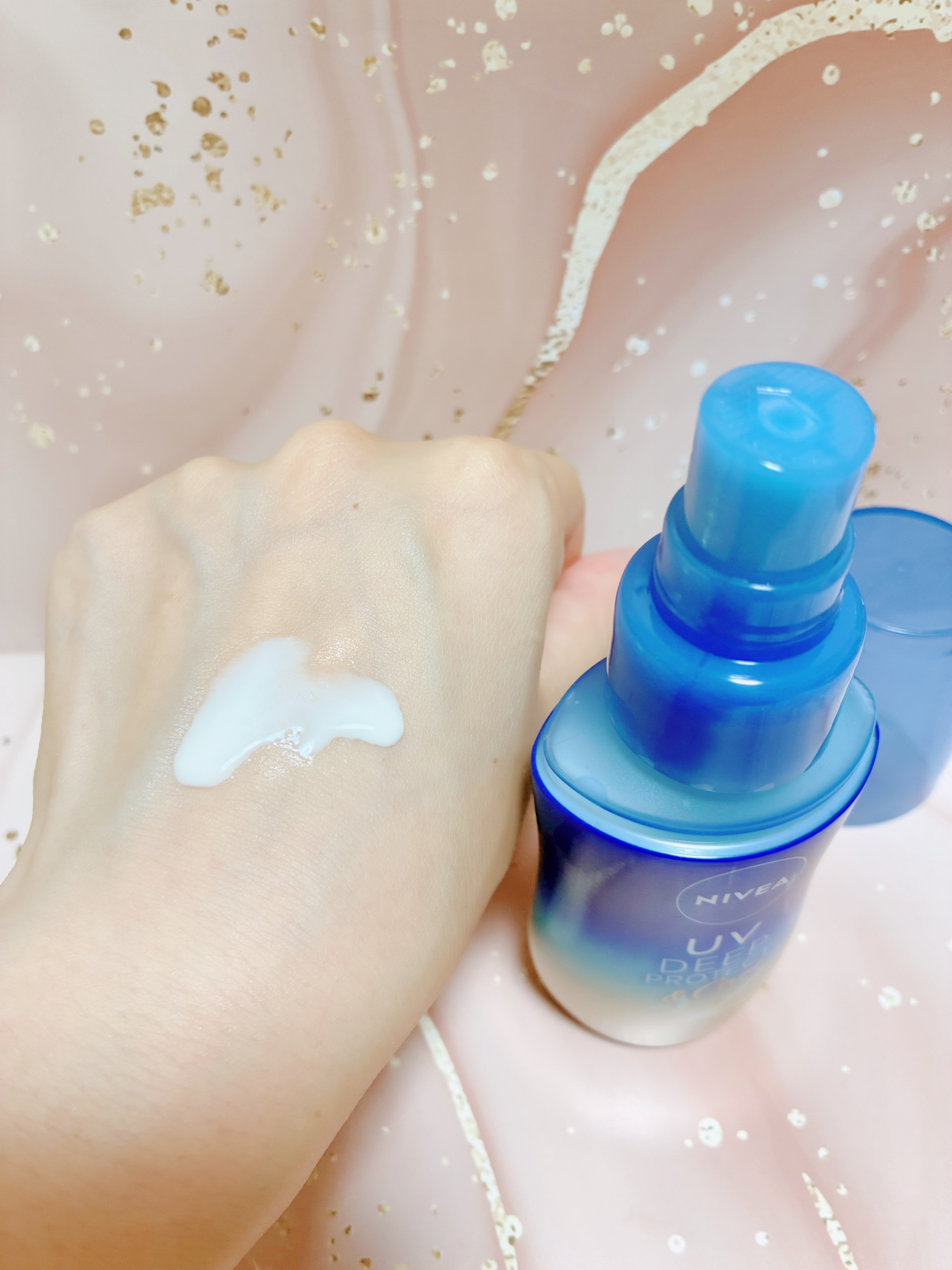 ニベアUV ディーププロテクト＆ケア ミルクミスト/ニベア/日焼け止めミスト・スプレーを使ったクチコミ（2枚目）