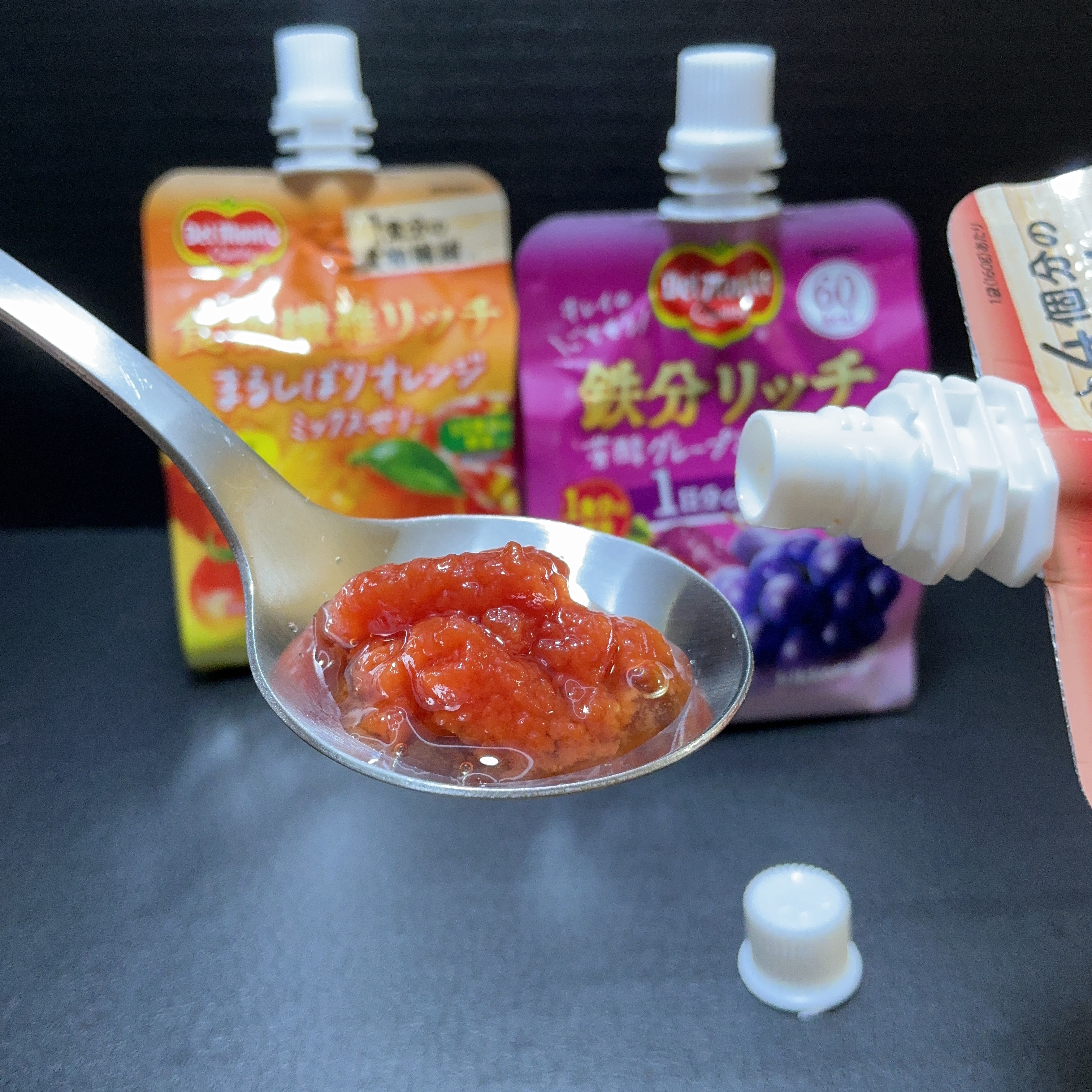 リコピンリッチフルーティトマトゼリー/デルモンテ/ゼリー飲料を使ったクチコミ（3枚目）