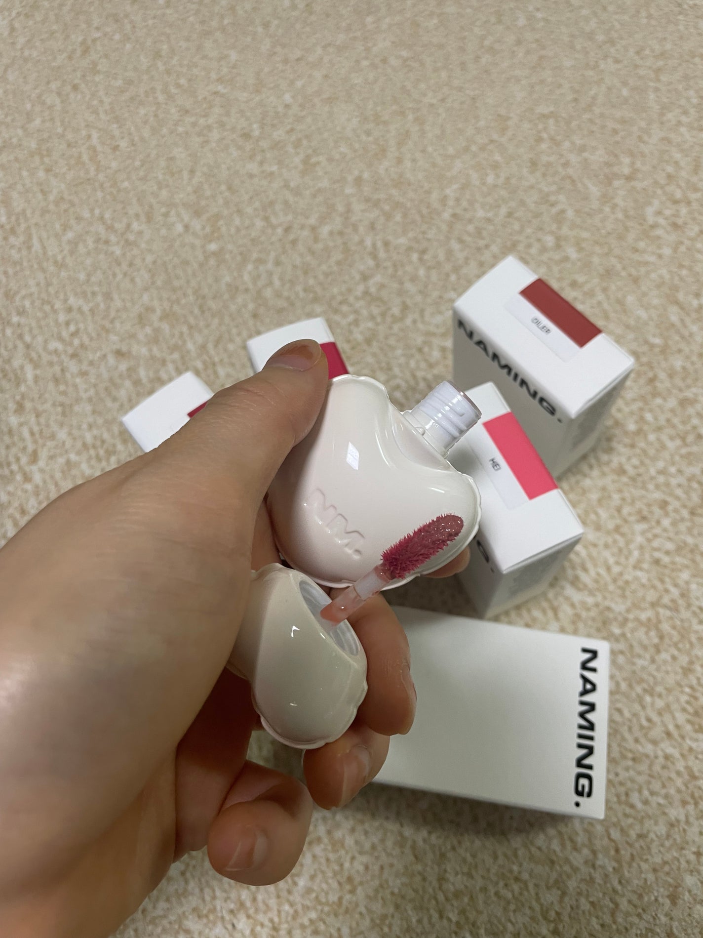 ネーミング グロウ ハートリップティント/NAMING./リップティントを使ったクチコミ(3枚目)