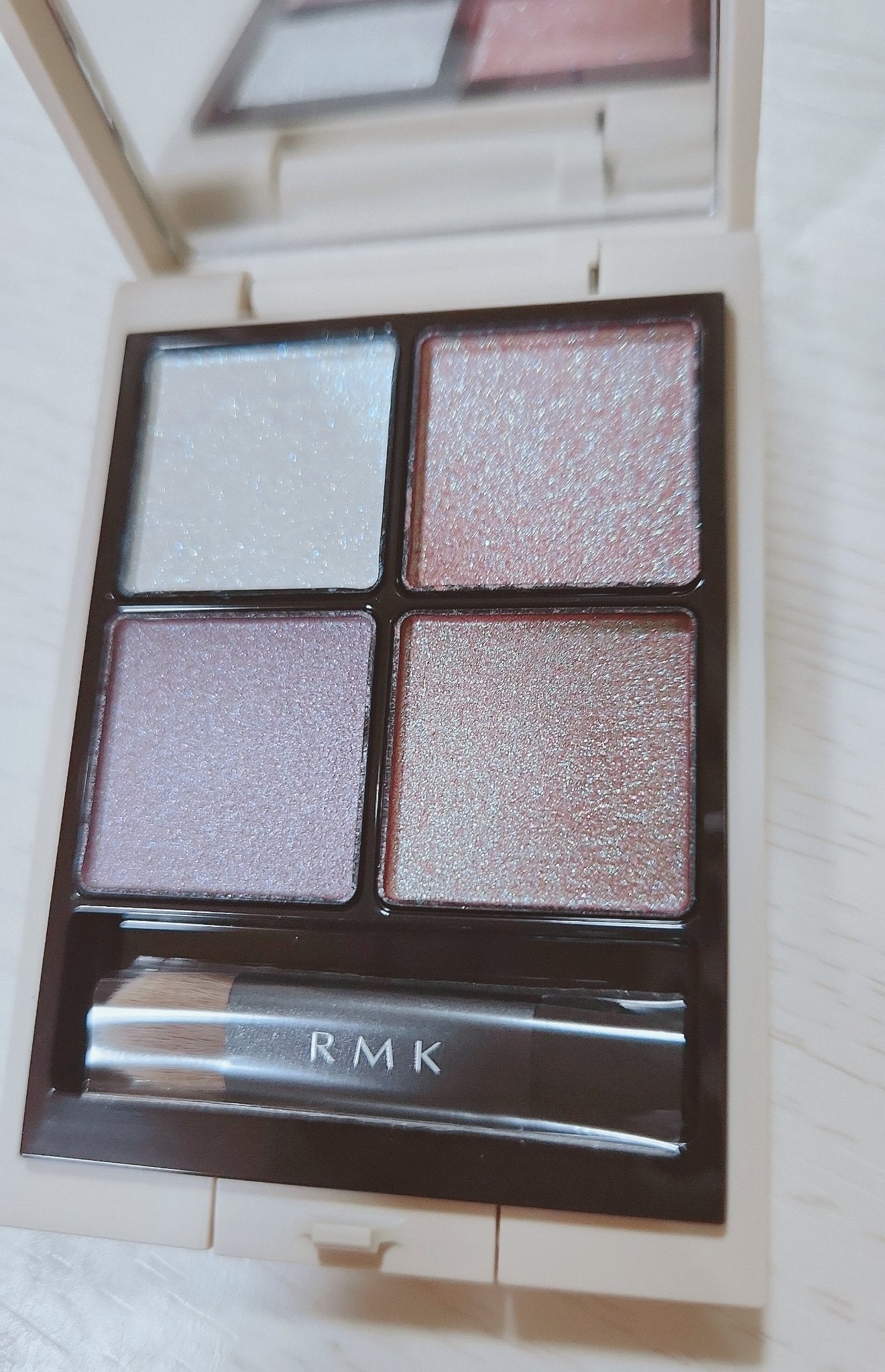RMK シンクロマティック アイシャドウパレット/RMK/アイシャドウパレットを使ったクチコミ(2枚目)