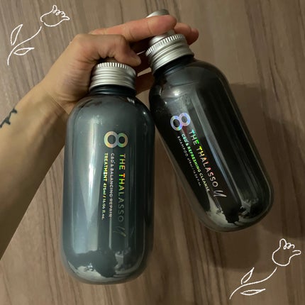 エイトザタラソ ユー CBD&リフレッシング クレンズ 美容液シャンプー/CBD&バランシング ダメージリペア 美容液ヘアトリートメント/エイトザタラソ/市販シャンプーを使ったクチコミ(1枚目)