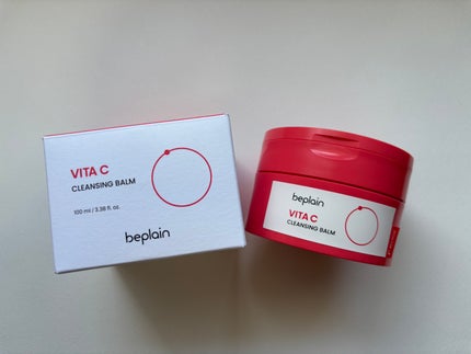 ビタCブライトニングクレンジングバーム/beplain/クレンジングバームを使ったクチコミ(1枚目)