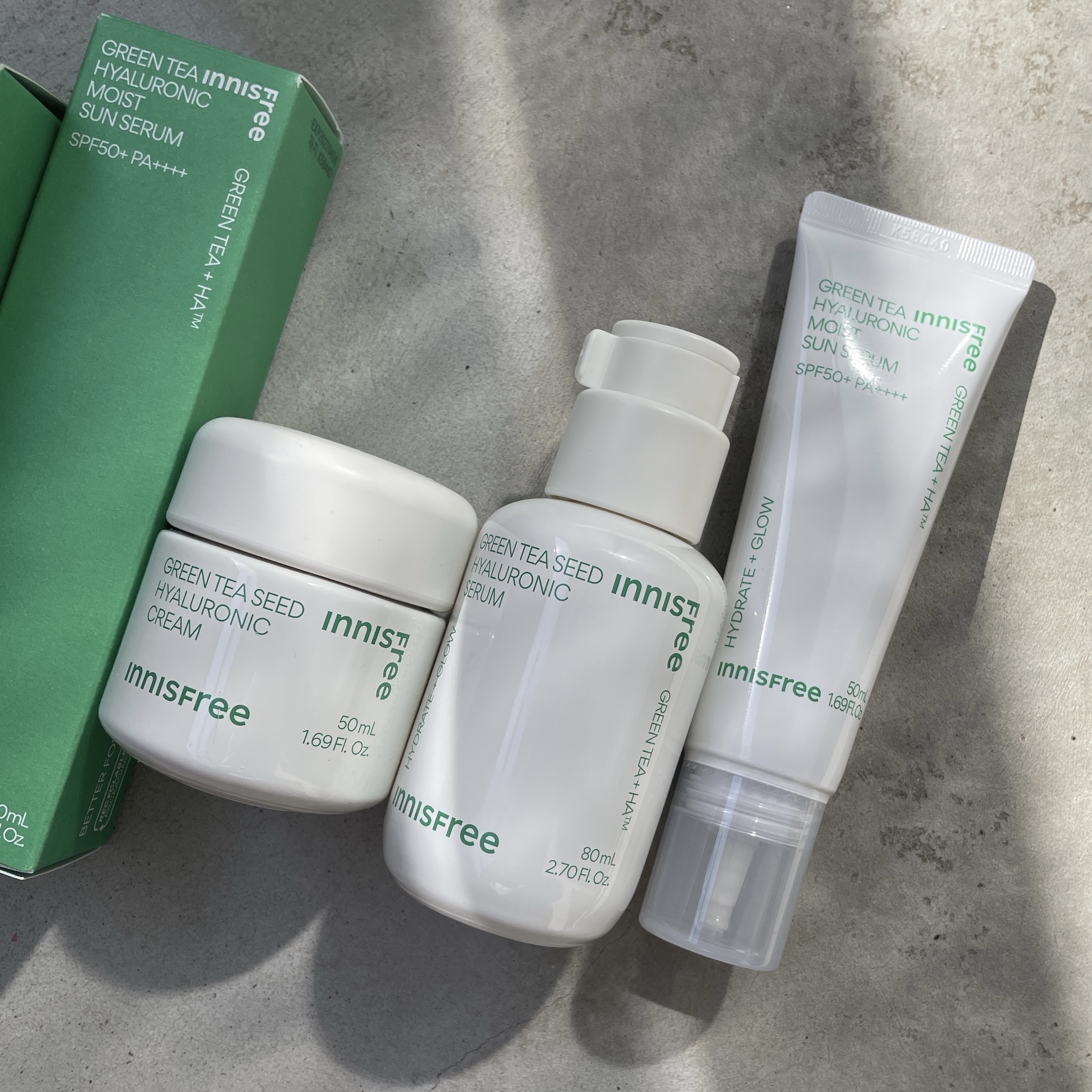 グリーンティーシード　ヒアルロン　クリーム/innisfree/フェイスクリームを使ったクチコミ（2枚目）