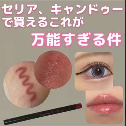 TMメタリックアイライナー/セリア/ペンシルアイライナーを使ったクチコミ(1枚目)