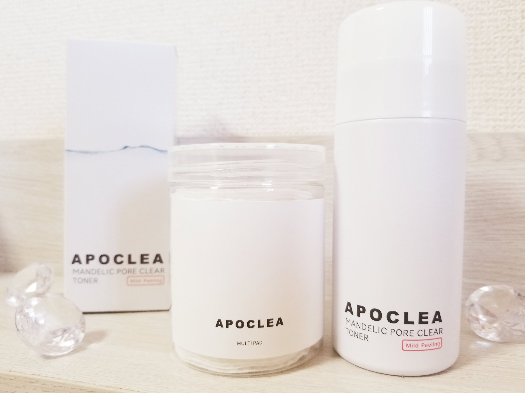 APOCLEA マンデリックアポクリアトナー/APOCLEA/拭き取り化粧水を使ったクチコミ（1枚目）