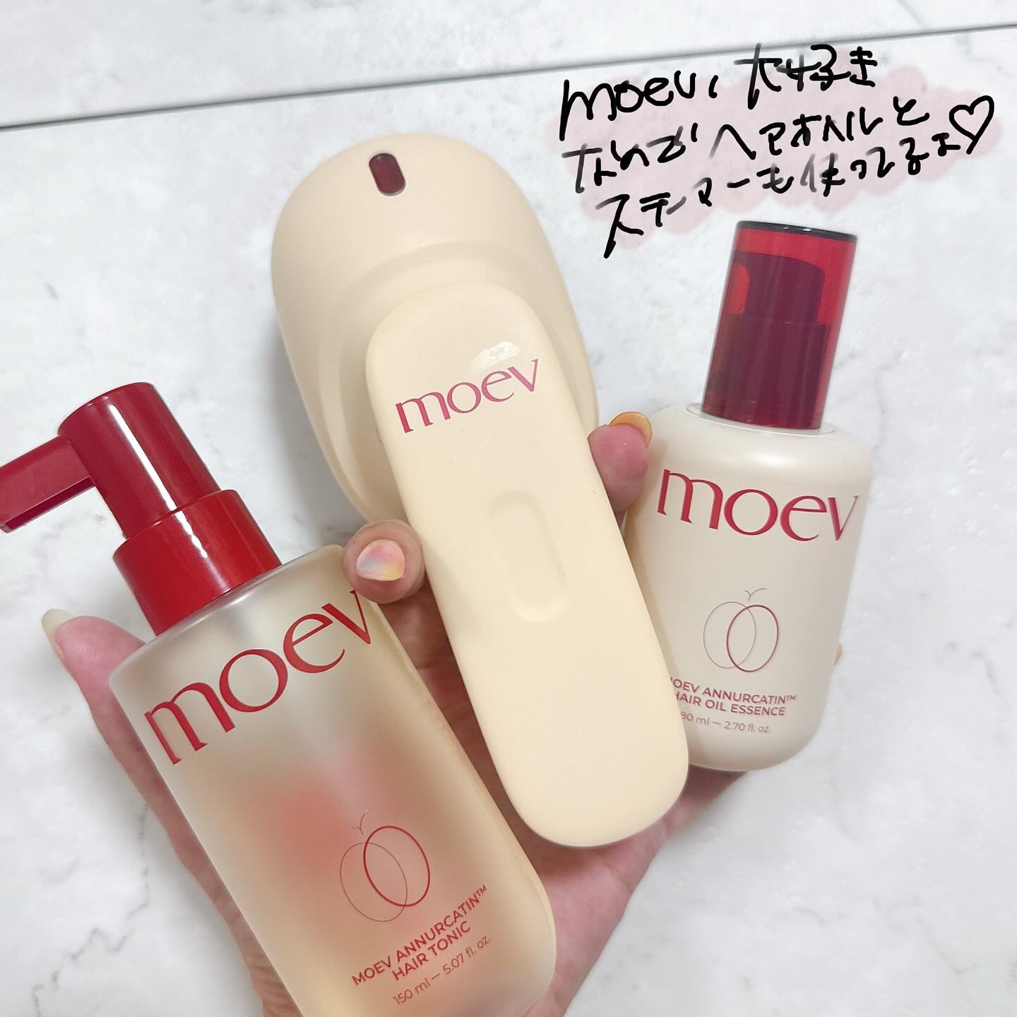 ヘアトニック/moev/頭皮ローションを使ったクチコミ（3枚目）