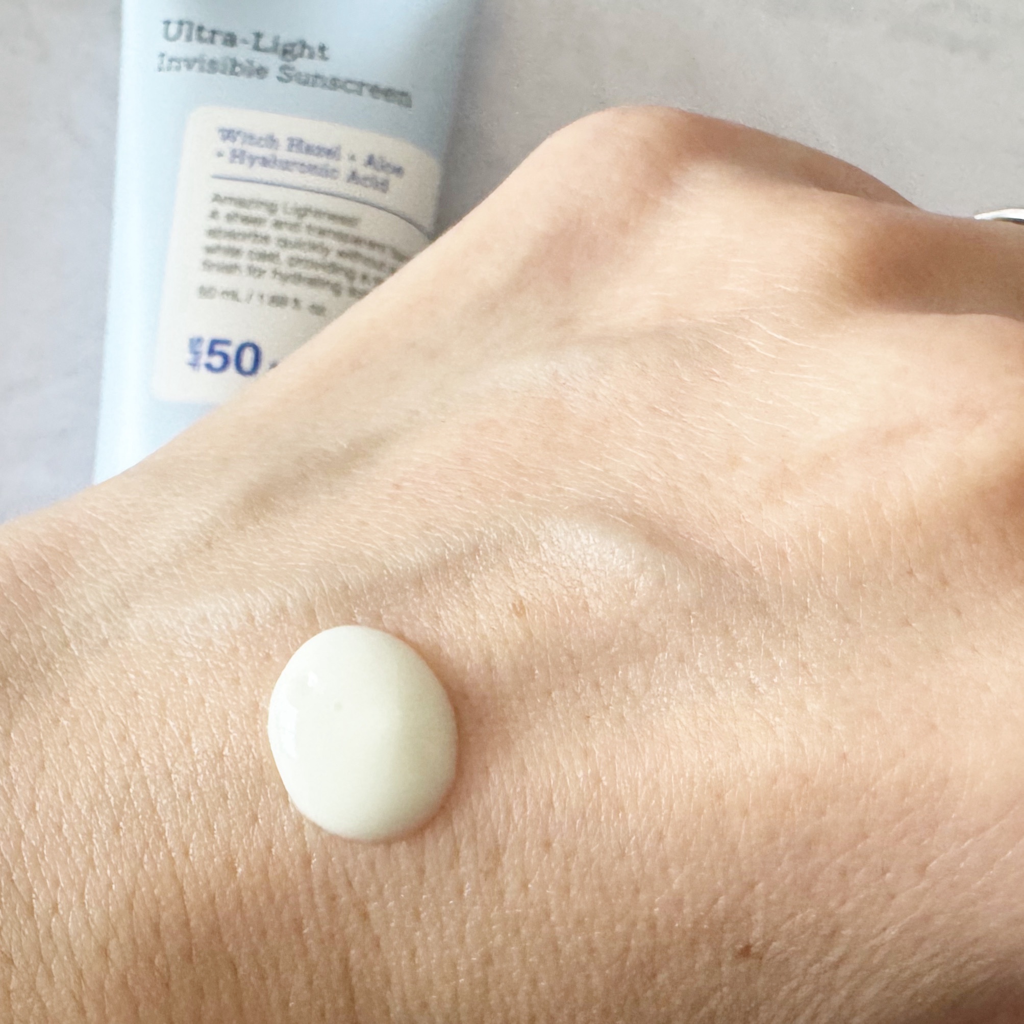 ウルトラライト透明UVクリーム/COSRX/日焼け止めクリームを使ったクチコミ（3枚目）