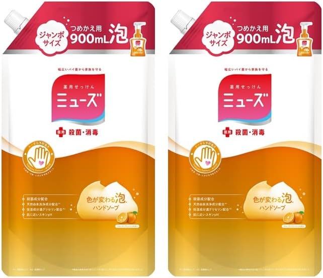 泡ミューズ フルーティフレッシュ の香り つめかえ用 900ml