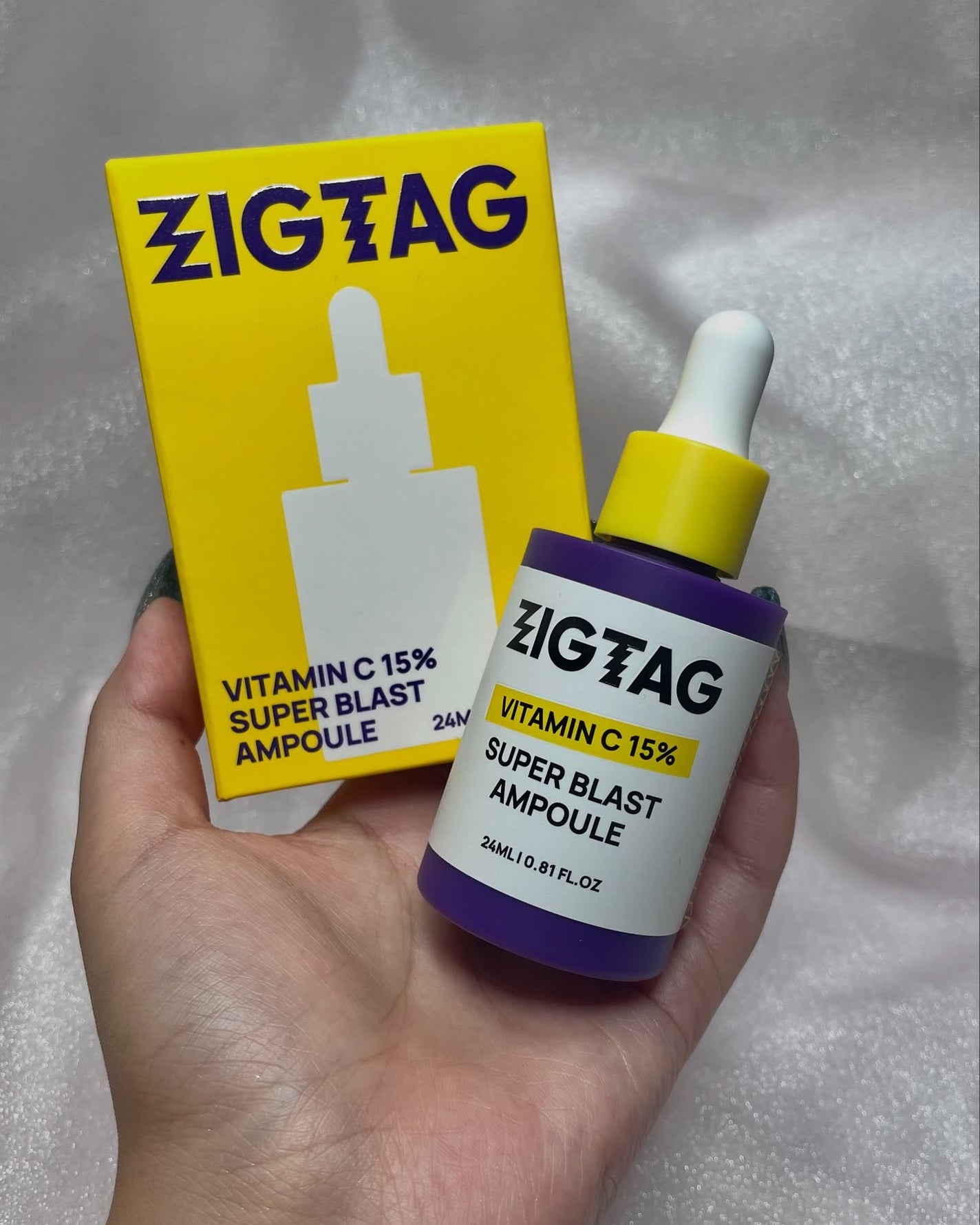 ビタミンC15%スーパーブラストアンプル/ZIGTAG/美容液を使ったクチコミ(5枚目)