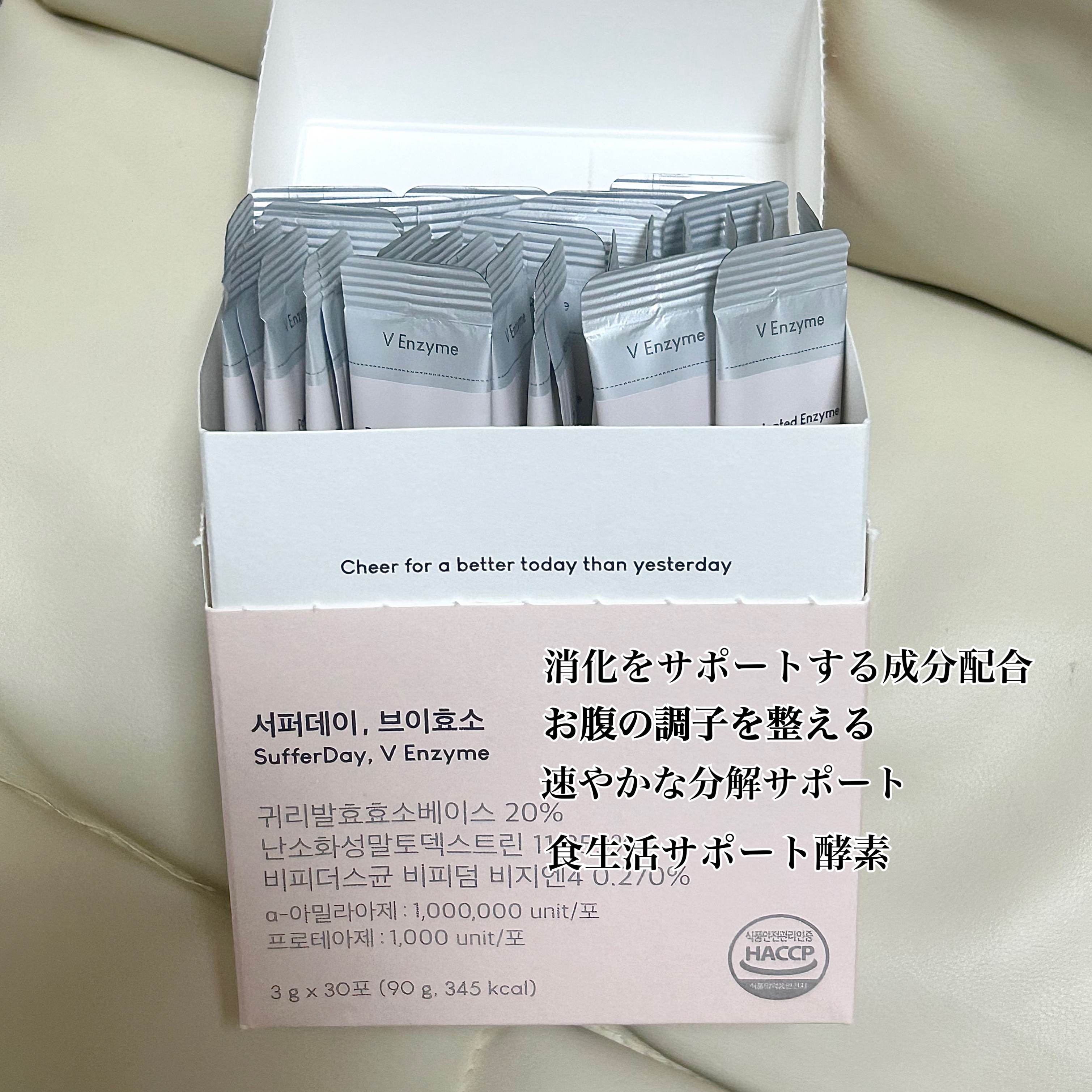 サファーデイ V酵素/canteen9/ボディサプリメントを使ったクチコミ（2枚目）