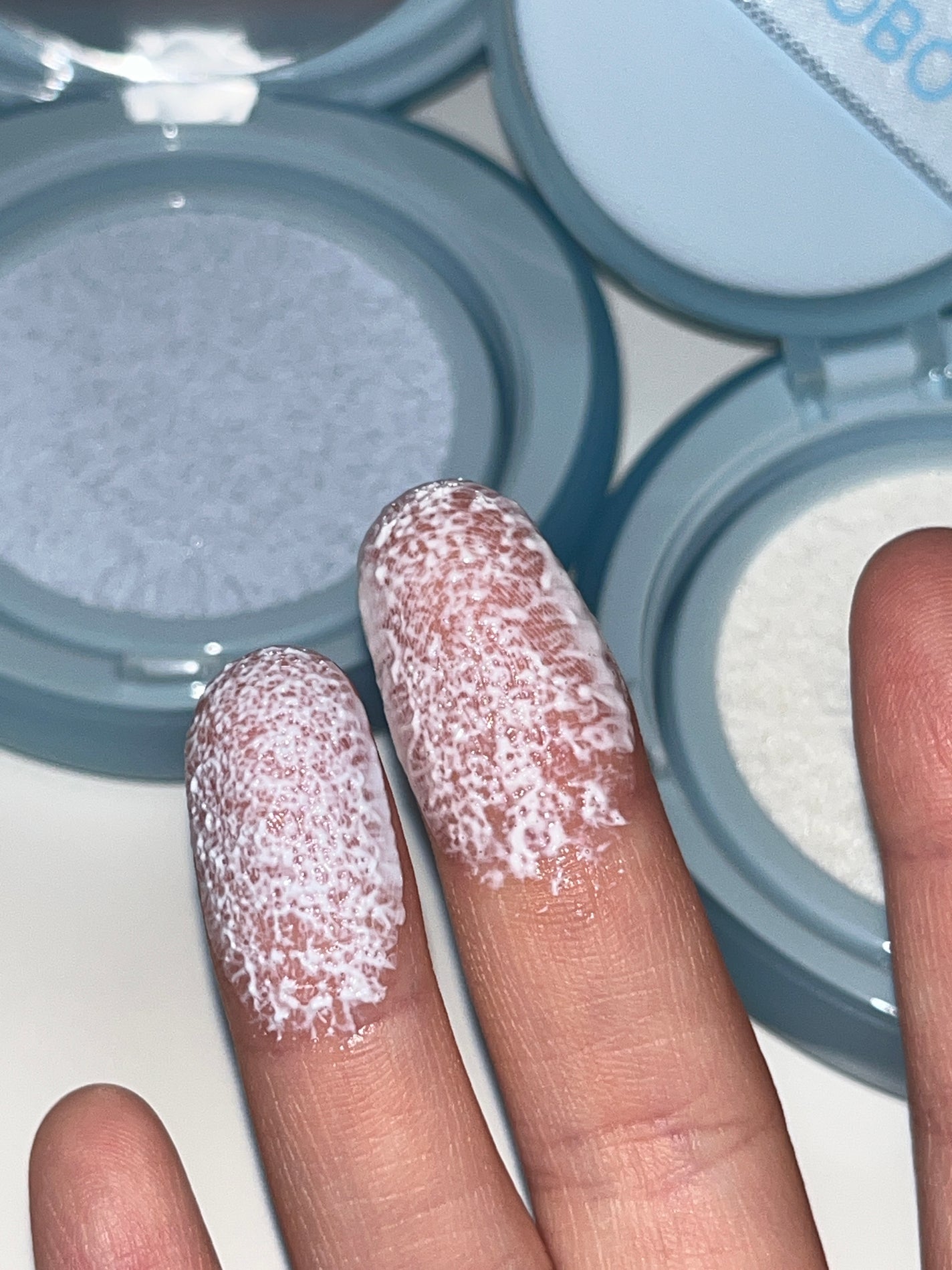 ブラーフィニッシュサンクッション/TOCOBO/日焼け止めパウダーを使ったクチコミ(4枚目)