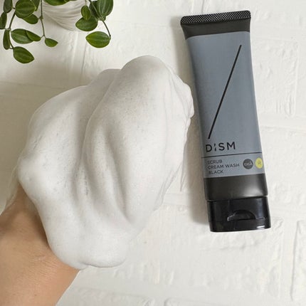ディズム スクラブクリームウォッシュ ブラック/DISM/洗顔フォームを使ったクチコミ(5枚目)