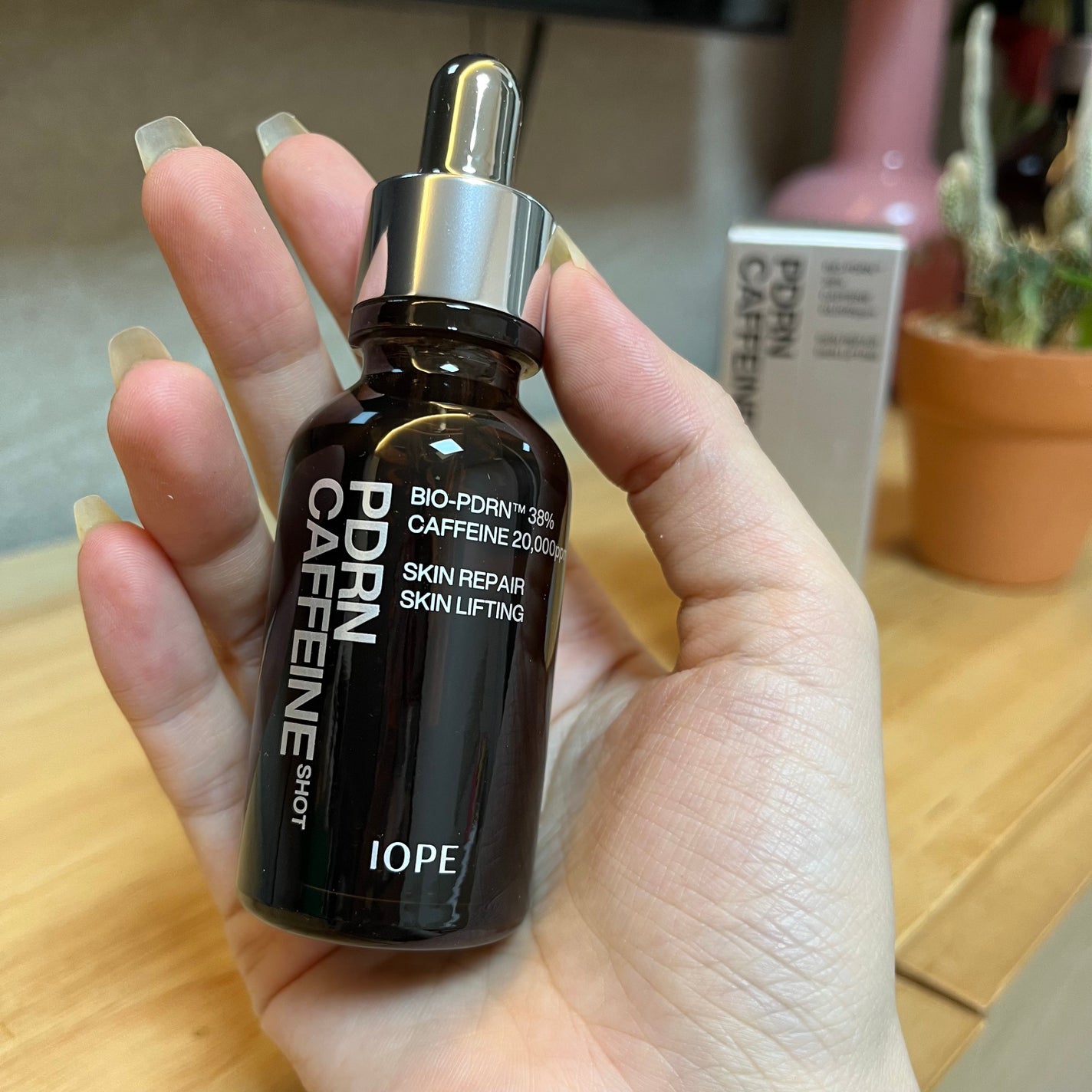 PDRNカフェインショット/IOPE/美容液を使ったクチコミ(3枚目)